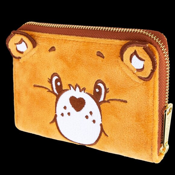 Loungefly Care Bears Tenderheart Wallet Plush Cosplay Zip Around New - Picture 4 of 4